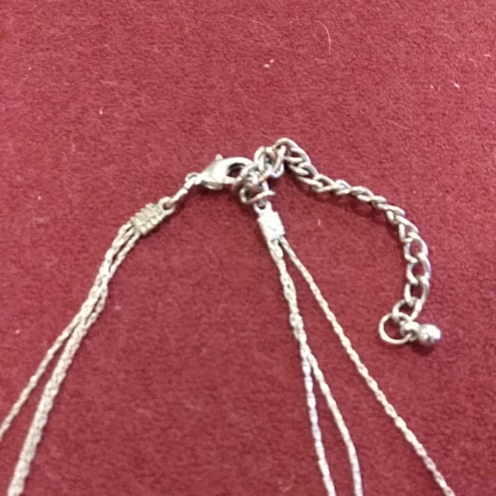 4 for $20 Fashion Jewelry Necklace Multi Strand Natural Stones Beads Silver - Picture 5 of 7